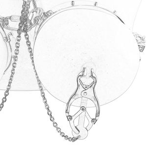 QK-W8134 mainan <span class=keywords><strong>BDSM</strong></span> pengikat payudara seksi pengekangan dada terbuat dari 304 baja tahan karat - Product Image 2