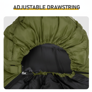 Saco de Dormir para Todo Clima, Ligero, Impermeable, Compacto, Verde - Product Image 1