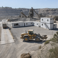 Unité d'hébergement modulaire préfabriquée en panneaux sandwich d'acier de 40 pieds pour dortoir de travailleurs de chantier