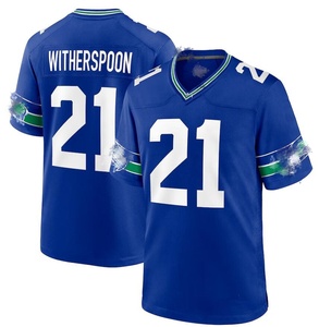 Người Đàn Ông Của Thanh Niên Phụ Nữ 21 Devon Witherspoon 14 Dk Metcalf 11 Jaxon Smith-Njigba 16 <span class=keywords><strong>Tyler</strong></span> Lockett Bóng Đá Mỹ Jersey - Product Image 1