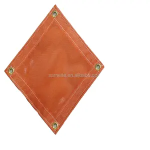 130gsm arancione PVC foglio di sicurezza rete di plastica di colore colorato