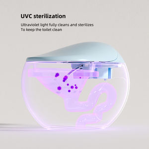 Высококачественный многоцветный Умный Унитаз в форме яйца, Электрический автоматический обогрев сиденья, интегрированный туалет без резервуара, умный туалет - Product Image 5