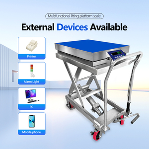 Plateforme élévatrice industrielle en acier inoxydable SOHE SHGTF à LED, très vendue, capacité 150kg-500kg, précision 100g, personnalisable OEM/ODM - Product Image 3