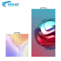 Écran LED publicitaire portable d'intérieur CKGLED P3.91, mur d'affichage LED