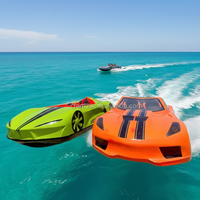 Bateau à moteur intelligent moderne CE en fibre de verre avec moteur hors-bord et roue de direction pour supercar