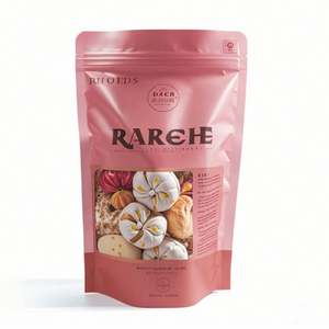 Bolsa Ziplock esmerilada con logotipo impreso personalizado, bolsa de pie, bolsas de Mylar, bolsas de grano herméticas reutilizables para embalaje de alimentos - Product Image 1