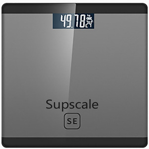 Balance connectée de pointe pour la mesure de la graisse corporelle, couleur or rose, rectangulaire, alimentée par piles, pour adultes, usage domestique - Product Image 5