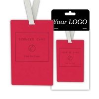Diffuseurs de parfum en plastique personnalisés longue durée pour armoire et voiture, cartes parfumées avec certificat MSDS, forme d'huile aromatique