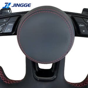 Volant sport en cuir personnalisé de haute qualité, style exclusif pour <span class=keywords><strong>Audi</strong></span> RS7 RS3 <span class=keywords><strong>RS4</strong></span> RS5 RS6 S4 Q3 Q5 A4 A6 C8 R8 A5 TT A7 TTRS - Product Image 4