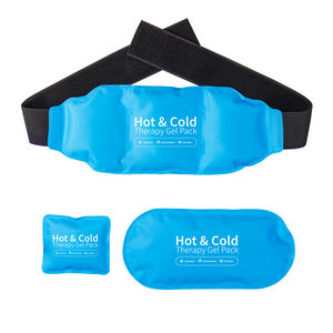 Paket Terapi Es Panas dan Dingin yang Dapat Digunakan Kembali dengan Pembungkus Gel untuk Pereda Nyeri Sendi dan Otot (Bahan Poliester & PVC) - Product Image 2