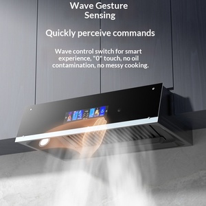 Hotte aspirante de cuisine domestique Royalstar Rongshida, grande puissance d'aspiration, style européen compact, 15,3 m³/min - Product Image 2