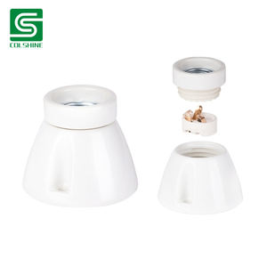 Portalámparas <span class=keywords><strong>de</strong></span> Porcelana Retro para Lámpara <span class=keywords><strong>de</strong></span> <span class=keywords><strong>Techo</strong></span> Vintage E27 - Product Image 5