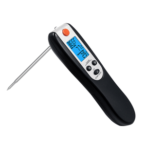 Thermomètre de cuisson à viande à sonde pliante à lecture instantanée CH-207 avec minuterie Thermomètre de cuisine numérique portable - Product Image 1
