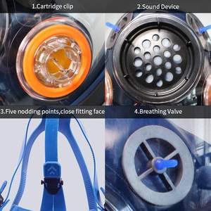 หน้ากากสามจุดเชื่อมต่อดาบปลายปืนหน้ากากนิวเคลียร์แบบสากล - Product Image 6