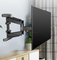 Soporte de TV retráctil de movimiento completo Kaloc para televisores LCD con capacidad de carga de hasta 100 libras, modelo X7