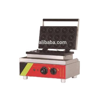 Precio al por mayor, máquina eléctrica comercial para hornear rosquillas <span class=keywords><strong>de</strong></span> pequeño agujero/equipo para hacer rosquillas <span class=keywords><strong>de</strong></span> varios sabores <span class=keywords><strong>de</strong></span> estilo japonés <span class=keywords><strong>de</strong></span> 15 agujeros - Product Image 1