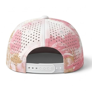 Casquette Snapback 5 Panneaux Personnalisée en Maille Perforée Découpée au Laser avec Broderie 3D en Relief, en Nylon, Style Sportif, Extérieur, Fête, Hip Hop, Tendance - Product Image 2