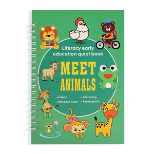 Alfabetización en inglés, aprendizaje silencioso, Educación Temprana, iluminación, rompecabezas, pegatina, libro <span class=keywords><strong>de</strong></span> lágrimas ocupado, conjunto <span class=keywords><strong>de</strong></span> cognición Digital - Product Image 1