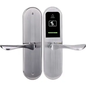 Electronic Portable Card Locks Zinc Alloy Smart Door Lock Rfid Hotel Lock System