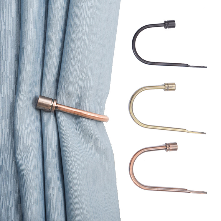 Naiovety 2 Unids/set Durable Oso Cortina Tieback Oso De Dibujos Animados Resistente A Desgarros Facil Operacion Fijacion Estable Tratamientos De Ventanas Azul