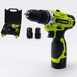 Power tools with 2 18V rechargeable lithium batteries cordless screwdriver drill