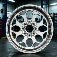 Nouvelles jantes de camion en alliage d'aluminium forgé poli sur mesure de 17 pouces, 8X170 6X139.7, MEILLEURE JANTE pour F250/Silverado 1500