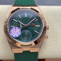 Montre automatique pour homme pour les voyages d'affaires, style Seas 7900V, double fuseau horaire, montre mécanique à bracelet avec verre saphir