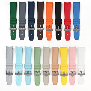 Meilleure Vente <span class=keywords><strong>Bracelet</strong></span> de Montre de 20 mm en Silicone Liquide Souple pour Plongée, Étanche, à Embout Incurvé, pour <span class=keywords><strong>MoonSwatch</strong></span> - Product Image 3