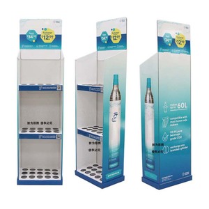 Rượu Bia Đồ Uống Có Thể Gập Lại Khuyến Mãi Tùy Chỉnh Tông Hiển Thị Sàn Đứng Với Chèn - Product Image 1