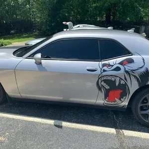 Tem dán xe ô tô thiết kế Gorilla King Kong, kiểu dáng SUV lớn, phong cách cổ điển, grunge, dán nắp capo, cửa xe, giường xe, xe bán tải, xe tải, chất liệu vinyl, hình dán trang trí - Product Image 4