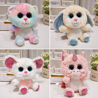 Boneka Beruang Lucu Desain Kustom Grosir OEM dengan Isian Kapas PP, Warna & Ukuran Kustom, Mata Besar, Pereda Stres