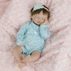Lifereborn 45cm 18 Zoll wasch bare Frühchen Bebe Reborn Puppen 3D Hautton Reborn Realistische Baby puppen Kunst sammlung Puppe - Product Image 4