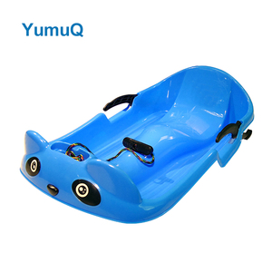 YumuQ Offre Spéciale cadeau de noël poids en cours d'exécution neige traîneau en <span class=keywords><strong>plastique</strong></span> traîneau avec <span class=keywords><strong>frein</strong></span> pour les enfants - Product Image 4