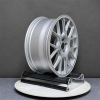 Jantes forgées sur mesure en argent, à 7 branches, de 17 à 24 pouces, 5x112, 5x114.3, 5x120, pour voitures particulières Audi, Mercedes-Benz, BMW