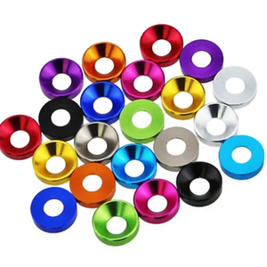 Rondelle d'entretoise en aluminium anodisé coloré M2 M2.5 M3 M4 M5 M6 M8 en gros - Product Image 1