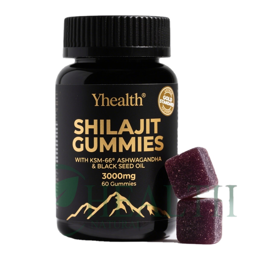 Supports OEM ODM Factory Pure Himalayan Natural Tamarind Flavour Dietary Supplement Himalayan Gold Shilajit Gummies