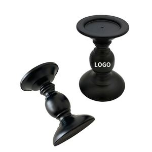 <b>Black</b> Iron Eco-friendly <b>Candlestick</b> <b>Holder</b> for Religious Activities Christmas Wedding Event Party Birthday - Product Image 5