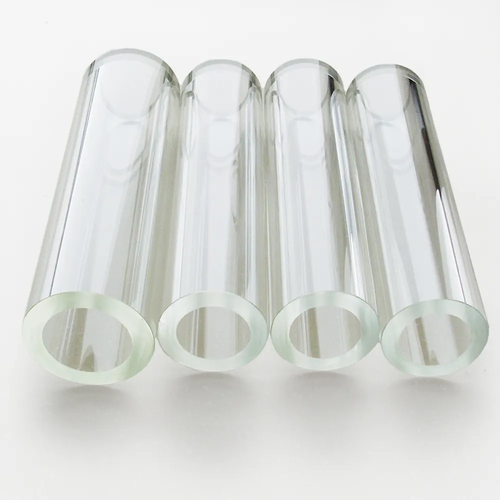 Tubo di vetro borosilicato personalizzato tubo di vetro resistente al calore borosilicato tubo di vetro trasparente