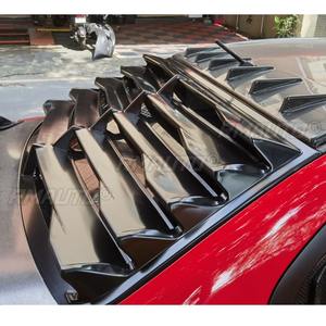 Para Mitsubishi Lancer EVO, embellecedor de ventana trasera tipo aleta de tiburón, cubierta de embellecedor de ventana trasera, accesorios para coche - Product Image 4