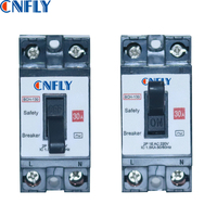 Disjoncteur de sécurité électrique CNFLY IEC60947 NT50 30A Bimétal 2P1E MCB Capacité de coupure 1.5KA 240V 2.5N.M Protection contre les surcharges
