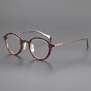 MM-0055 יוקרה באיכות גבוהה טיטניום משקפי מסגרת עיצוב דפוס עיצוב משקפיים עבור גברים ונשים - Product Image 2