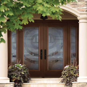 Porta d'Ingresso <span class=keywords><strong>Grandiosa</strong></span> e Personalizzabile per Ville di Lusso e Resort di Prestigio, Porta in Legno Massello per Entrata Residenziale - Product Image 1