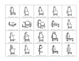 הסיטונאי צבע תמונה מסגרת מפעל קישוט הבית אלומיניום פרופיל מתכת למראות עגולה מסגרת חופשית - Product Image 4