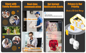 Caméra de sécurité intelligente Wi-Fi/4G pour la maison, vision nocturne couleur, caméra solaire PTZ sans fil pour extérieur, vente en gros d'usine - Product Image 2