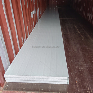 Panneaux sandwich Eps à cadre en acier 50mm Aluzinc Panneau sandwich Eps ignifuge Fournisseur d'usine <span class=keywords><strong>Isolation</strong></span> thermique extérieure Maison - Product Image 3