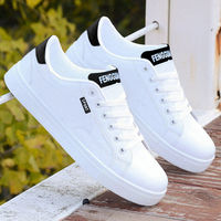 Nouvelles Chaussures Décontractées pour Hommes, Baskets de Course Montantes Blanches, Vente en Gros