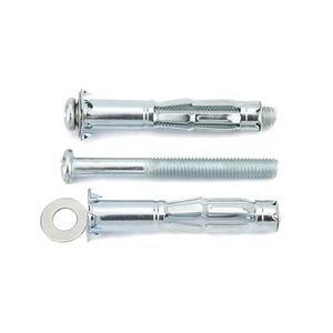 Cheville d'<span class=keywords><strong>expansion</strong></span> en acier galvanisé M6 pour cloison sèche, <span class=keywords><strong>boulon</strong></span> <span class=keywords><strong>Molly</strong></span>, capacité de 100 kg pour plâtre - Product Image 2