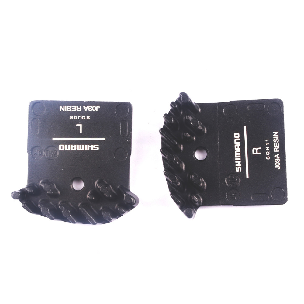 1 paire de plaquettes de frein à disque J02A en résine - Ailettes de