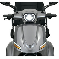 Nouveau Scooter à Trois Roues 2026 de Fabrication Chinoise, 25km/h, Autonomie 50km, Batterie Lithium, Moteur Brushless 1000W, Étanche, en Alliage d'Aluminium
