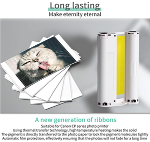 Papier photo A4 brillant compatible avec le papier <span class=keywords><strong>Canon</strong></span> Selphy 3,5'' x 5'' pour <span class=keywords><strong>Canon</strong></span> CP1300 CP1500 CP1200 <span class=keywords><strong>CP1000</strong></span> - Product Image 5
